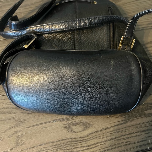 authentic leather backpack purse Womens Genuine Brown Leather Backpack Purse